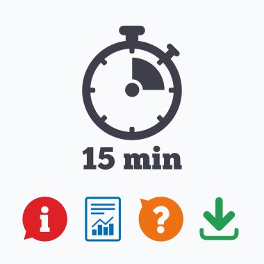 Zamanlayıcı işareti simgesi.