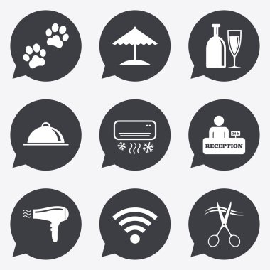 Otel, apartman simgeler Hizmetleri..