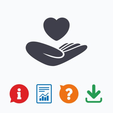 hayat sigortası işareti.