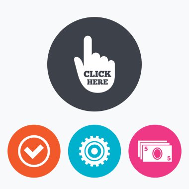 ATM Para Çekme simgeleri.