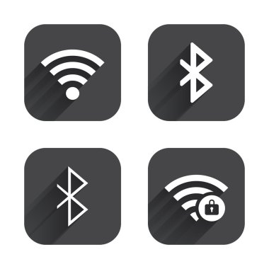 WiFi ve Bluetooth simgeler