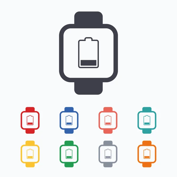 Smart watch sign icons — Stock Vector