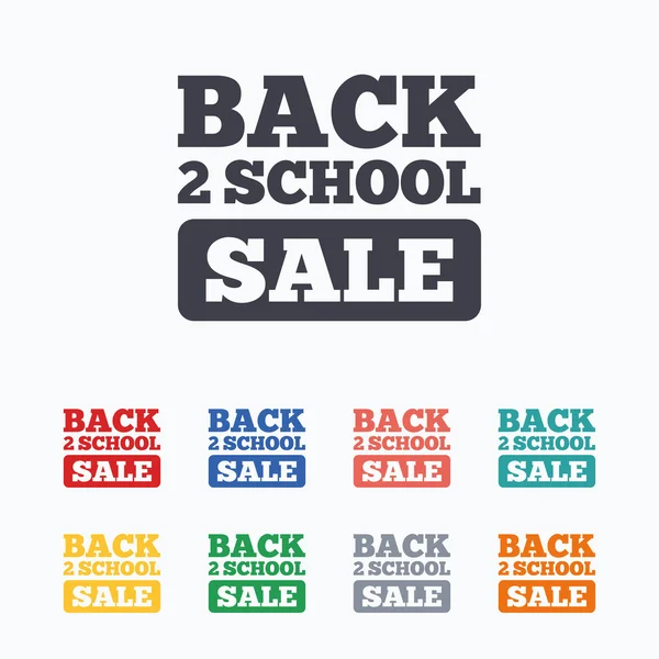 Back to school signs — Stock Vector