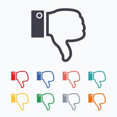 Sevmediğim işareti simgeleri