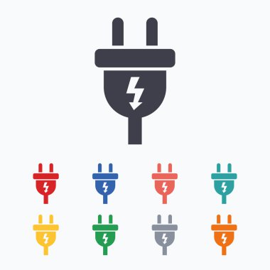 Elektrik fişi işareti simgeleri