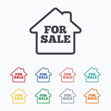 Satılık işareti simgeler için