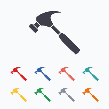 çekiç işareti simgeleri