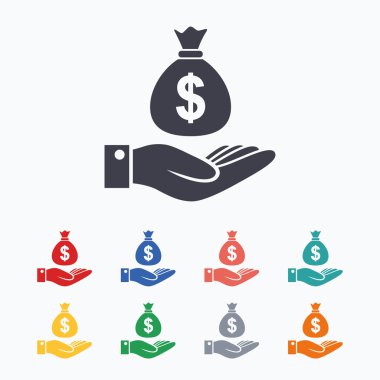 dolar ve el işaretleri