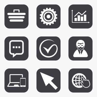 Internet, seo simgeler.