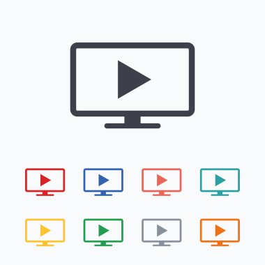 Geniş ekran Tv modu işaretleri