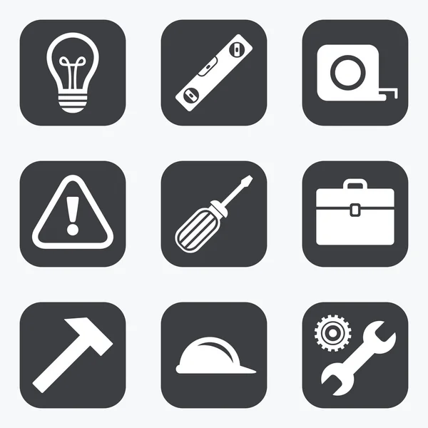 Repair, construction icons. Engineering signs. — Stock Vector