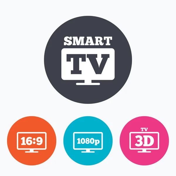 Smart Tv trybie ikona. — Wektor stockowy