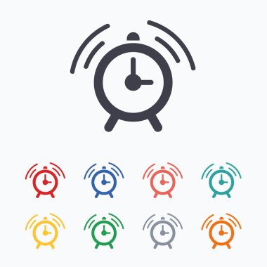 Çalar saat işareti simgeleri