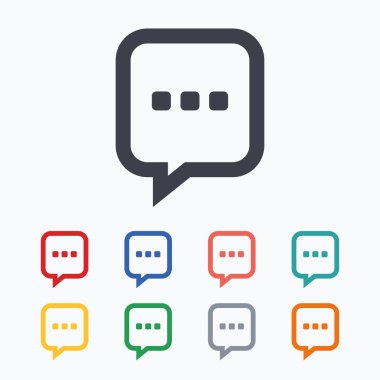 Sohbet işareti simgeleri