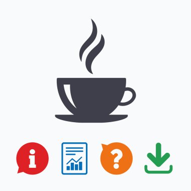 Kahve fincanı işareti simgesi