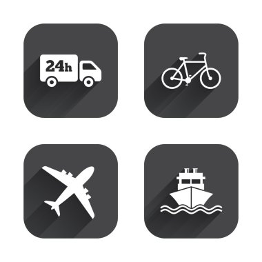 Kargo kamyon, nakliye, Bisiklet.