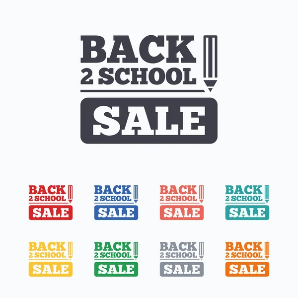 Back to school signs — Stock Vector