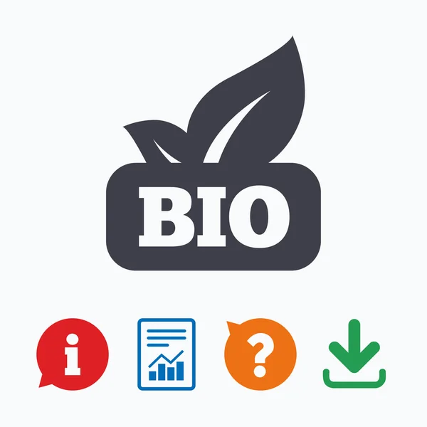Zeichen für Bio-Produkte — Stockvektor