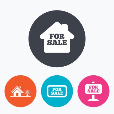 Satılık simgeler için.