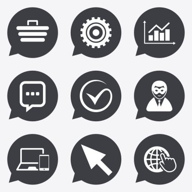 Internet, seo simgeler.