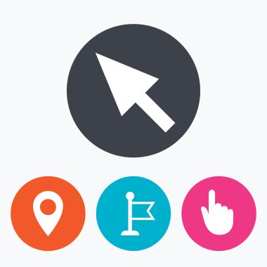 Fare imleci simgesi.