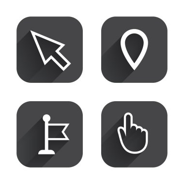 Fare imleci simgesi.