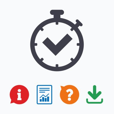 Zamanlayıcı işareti simgesi.