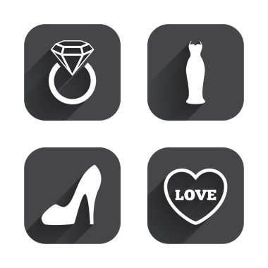 düğün elbise simgeler