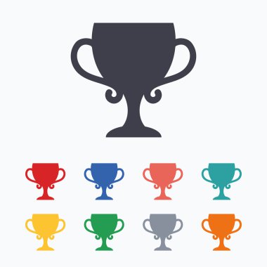 kazanan Kupası işareti simgeleri