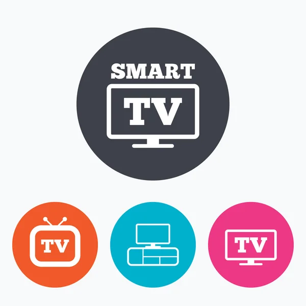 Smart TV mode icon — Stock Vector