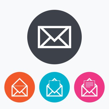 posta zarf simgeleri.