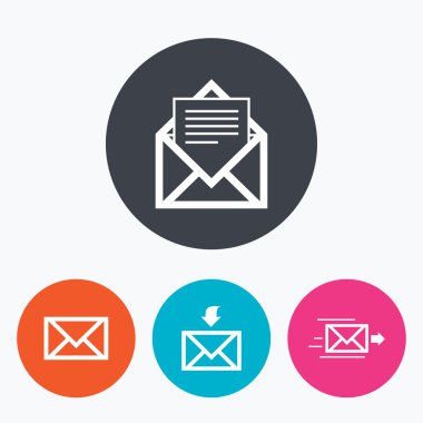 posta zarf simgeleri.