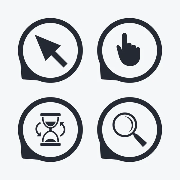 Mouse cursor icons — Stock Vector