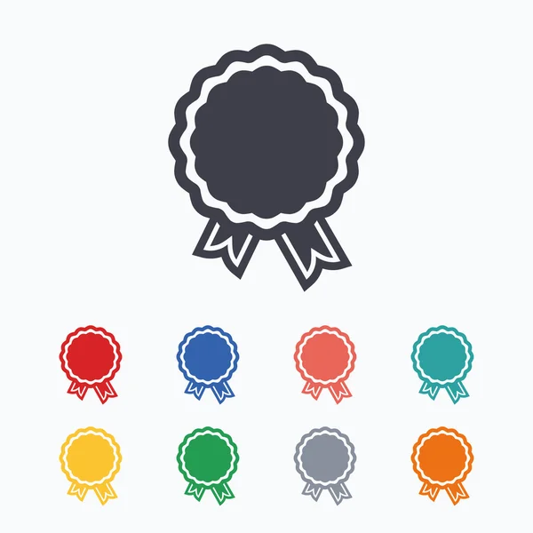 Award icons. Best guarantee symbols — Stock Vector