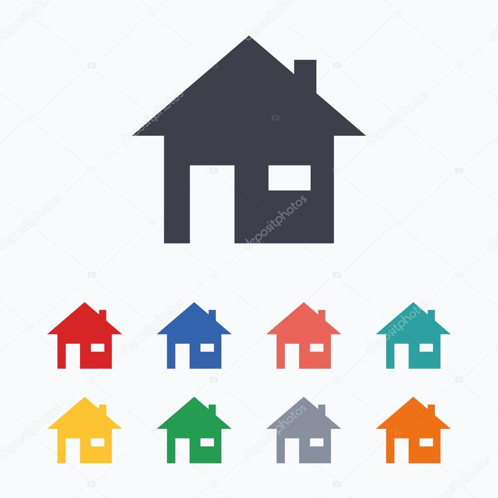 Home sign icons