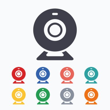 Webcam işareti simgeleri