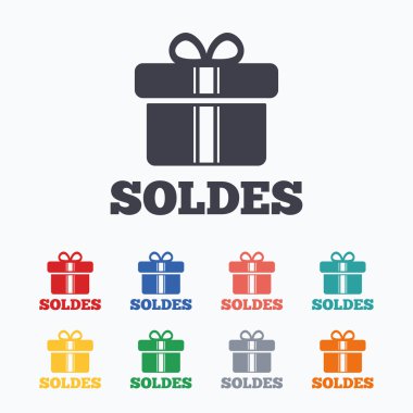 Soldes - Fransız işaretleri satışında