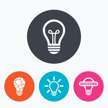 ışık lamba simgeler.