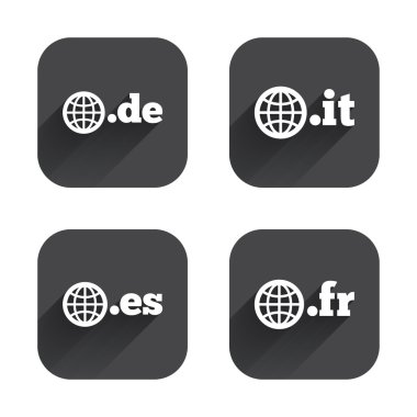 üst düzey etki alanları işaretleri.