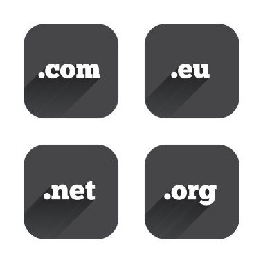 üst düzey etki alanları işaretleri.