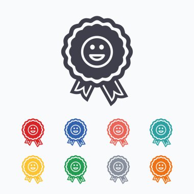 Ödülü gülümseme simgeler