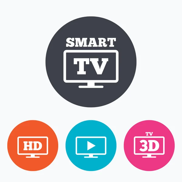 Icône de mode Smart TV — Image vectorielle