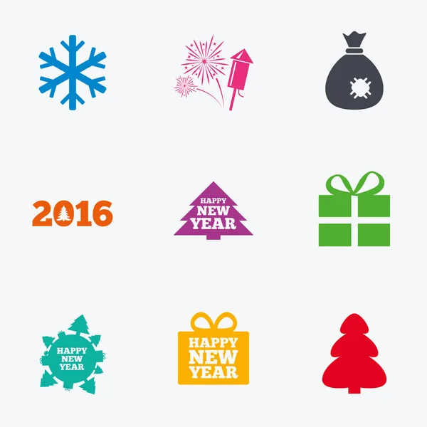 Icônes de Noël, Nouvel An. — Image vectorielle