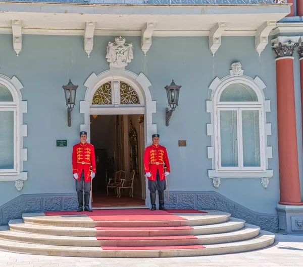 Guardias de Cetinje Blue Palace — Foto de Stock