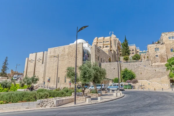 De ingang van de Klaagmuur, Jeruzalem — Stockfoto