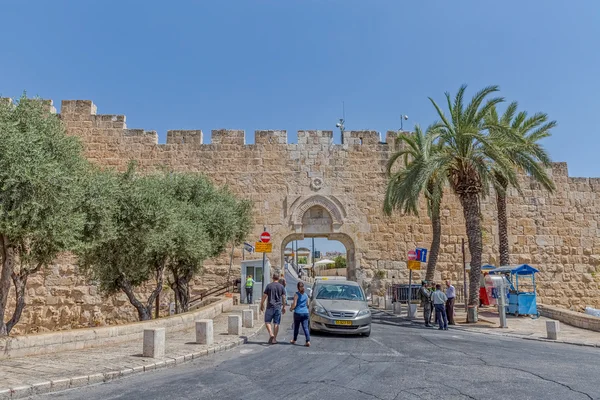 Portão de esterco jerusalem — Fotografia de Stock