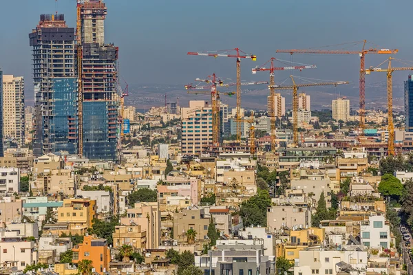 Tel Aviv byggnadsplatsen — Stockfoto