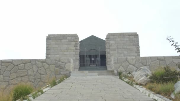 Njegos mausoleum Lovcen — Stockvideo