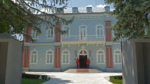 Blauer Palast von Cetinje — Stockvideo