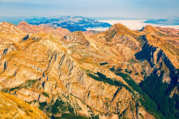 Montenegro Parque nacional de Durmitor - aéreo — Fotografia de Stock